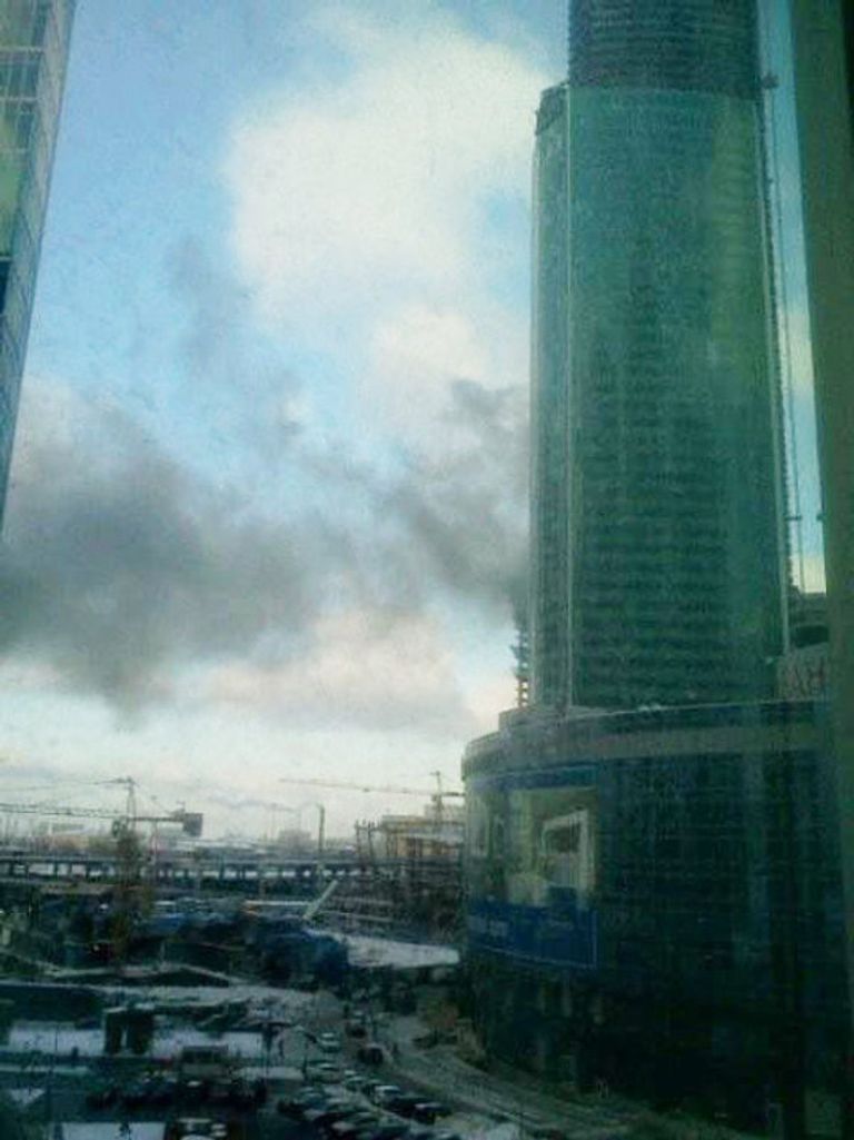 Пожар в Москва-Сити Пожар в Москва-Сити