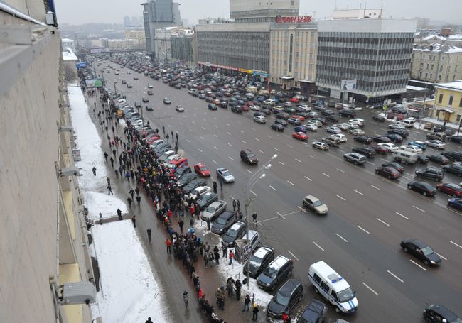 Акции сторонников Владимира Путина в Москве