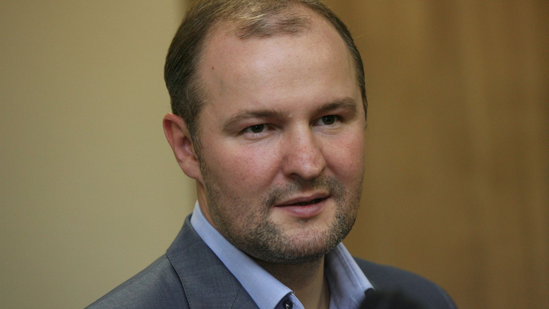 Председатель совета директоров компании Новапорт Роман Троценко во время открытия трехзвездочного отеля Sky Port в международном аэропорту Толмачево - РИА Новости, 1920, 19.11.2019