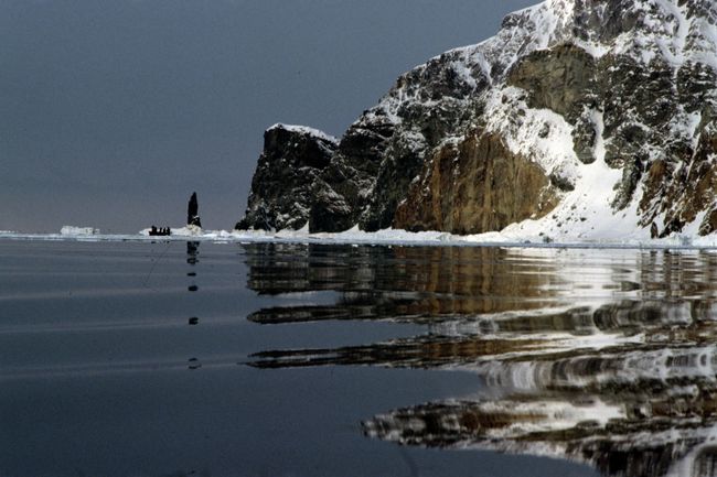 Охотское море зимой