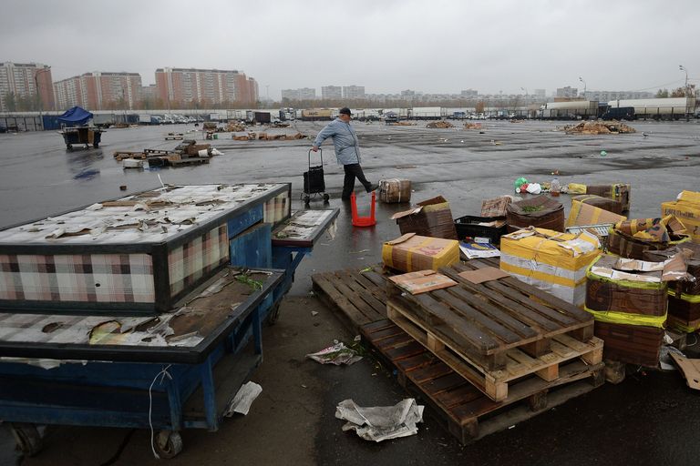 Закрывшийся рынок при овощебазе Новые Черемушки в Бирюлево Закрывшийся рынок при овощебазе Новые Черемушки в Бирюлево