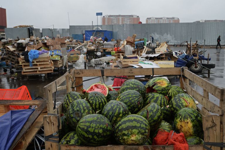 Закрывшийся рынок при овощебазе Новые Черемушки в Бирюлево Закрывшийся рынок при овощебазе Новые Черемушки в Бирюлево