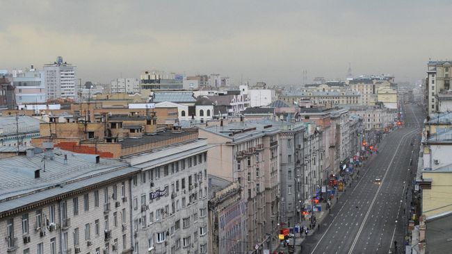 Тверская улица в Москве