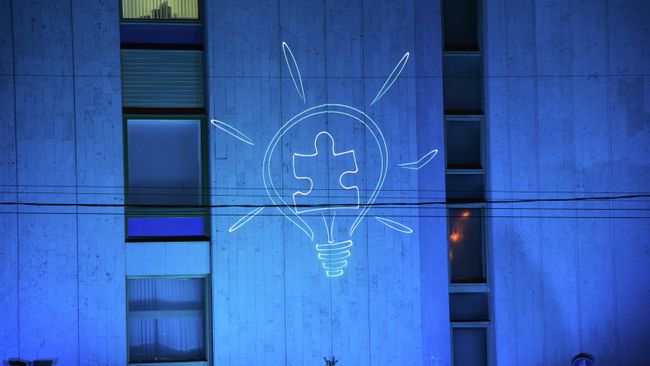 Акция Light It Up Blue в Москве
