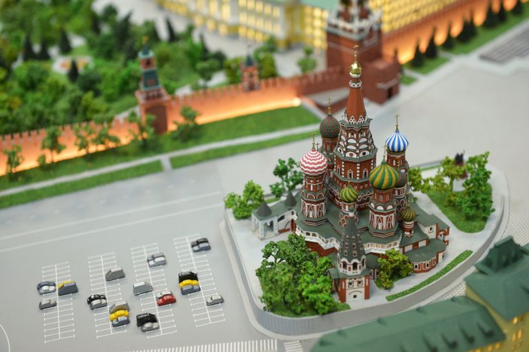 Демонстрация макета города Москвы Демонстрация макета города Москвы