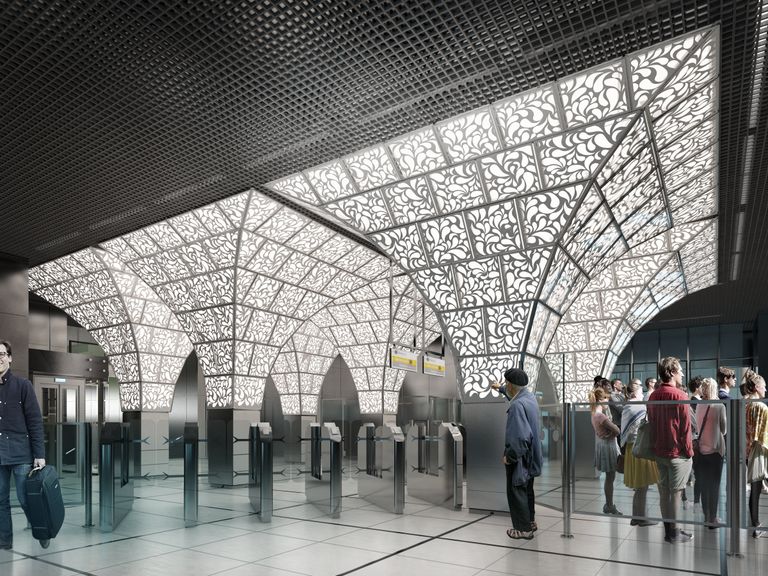 Станция метро Новопеределкино, United Riga Architects Станция метро Новопеределкино, United Riga Architects