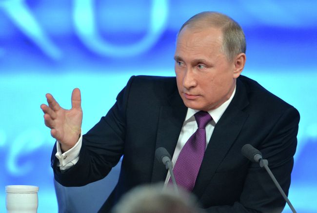 Десятая ежегодная большая пресс-конференция президента России Владимира Путина