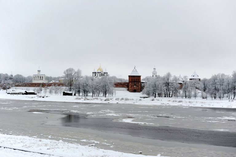 Зима в Великом Новгороде Зима в Великом Новгороде