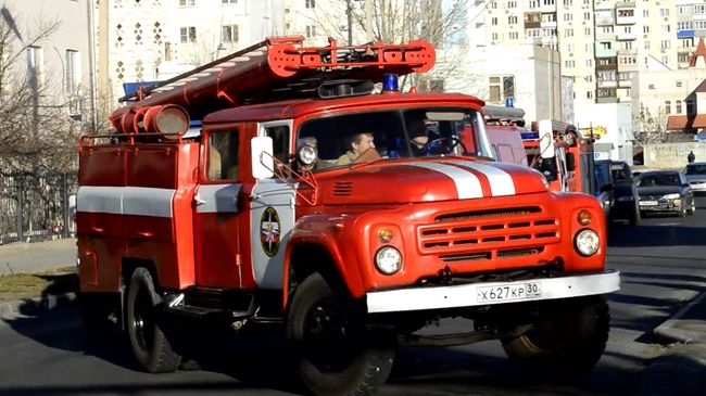 Автопробег пожарных машин