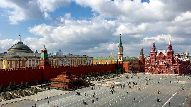 Красная площадь в Москве