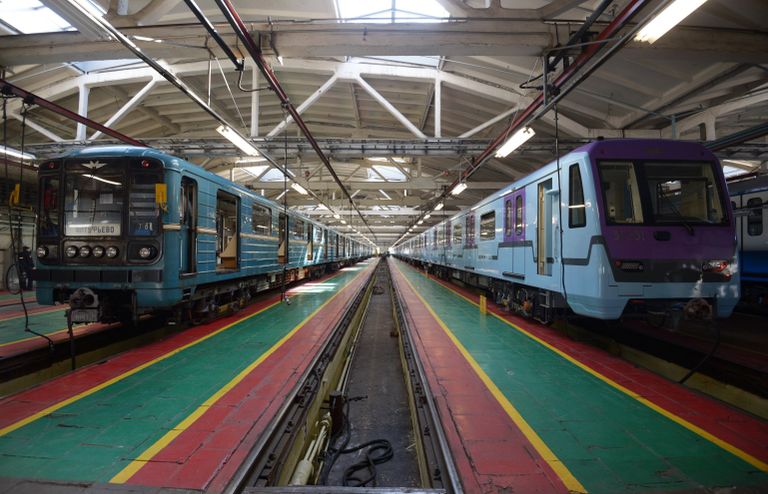 Презентация новых вагонов подвижного состава Московского метрополитена