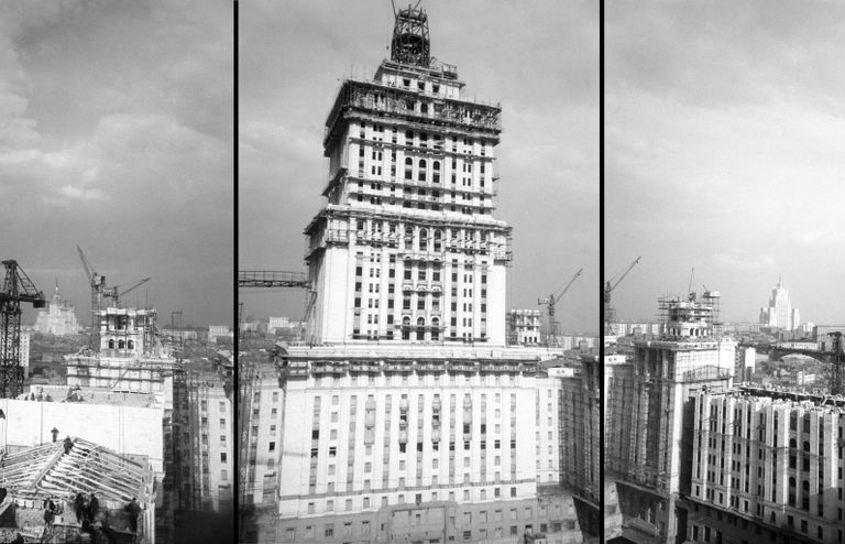 Строительство гостиницы Украина в Москве