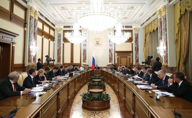 Заседание правительства РФ