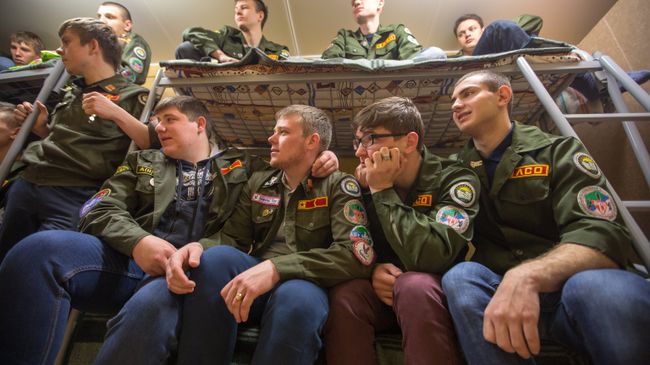 Студенческие стройотряды на космодроме Восточный