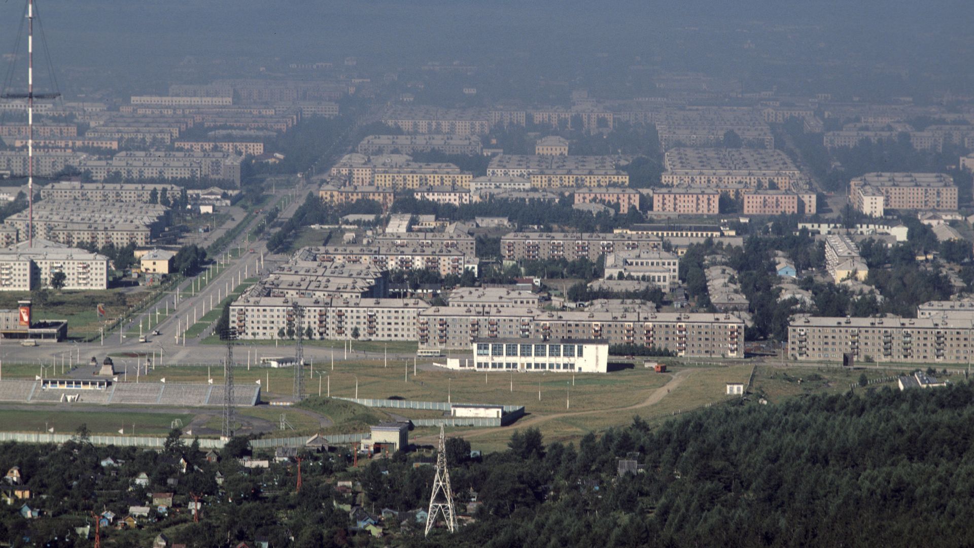 Вид на город Южно-Сахалинск Вид на город Южно-Сахалинск - РИА Новости, 1920, 23.09.2020