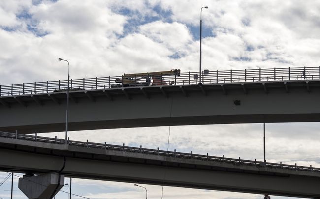 Строительство автомобильной развязки в Москве Строительство автомобильной развязки в Москве