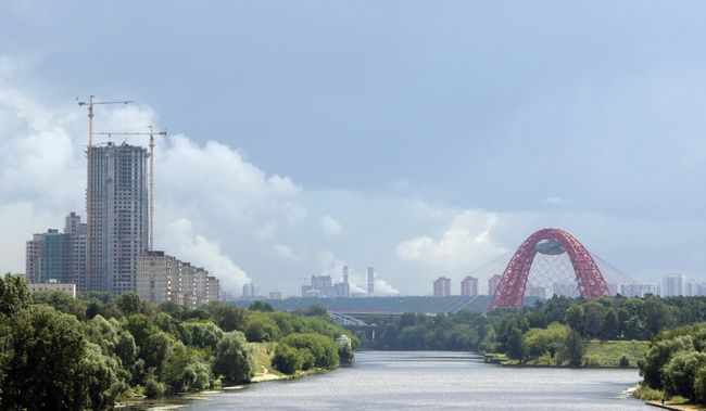 Мост Живописный в Серебряном бору