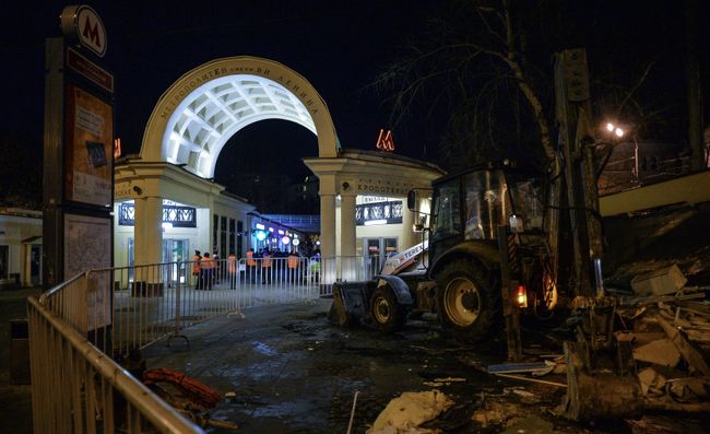 Снос незаконных построек в Москве