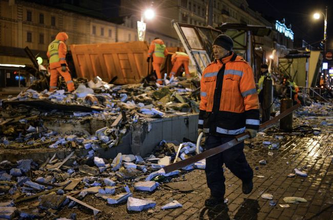 Снос незаконных построек в Москве