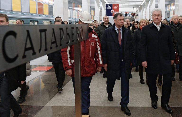 Открытие станции метро Саларьево Открытие станции метро Саларьево