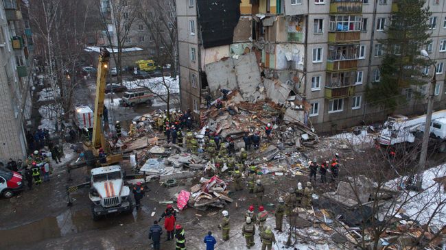 Взрыв бытового газа во Фрунзенском районе города Ярославля