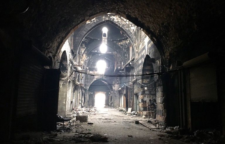 Сирийский город Алеппо