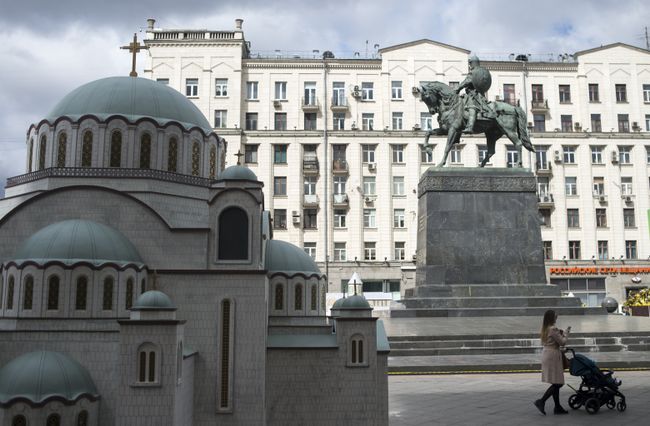 Подготовка к открытию фестиваля Московская весна