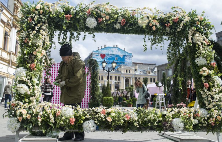 Подготовка к открытию фестиваля Московская весна Подготовка к открытию фестиваля Московская весна