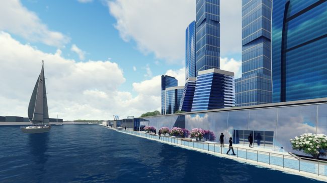 Какой может стать набережная ММДЦ Москва-Сити к 2019 году Какой может стать набережная ММДЦ Москва-Сити к 2019 году