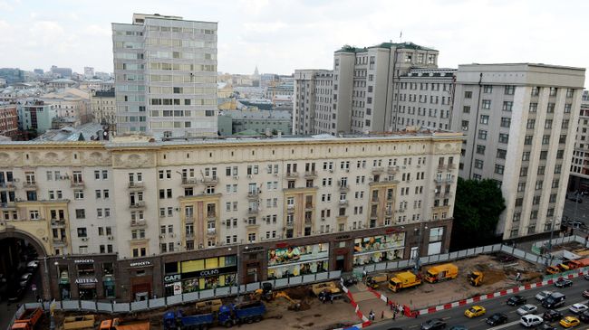 Масштабная реконструкция Тверской улицы в Москве
