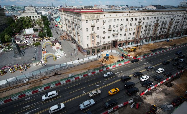 Масштабная реконструкция Тверской улицы в Москве Масштабная реконструкция Тверской улицы в Москве