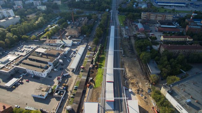 Московское центральное кольцо с высоты птичьего полета