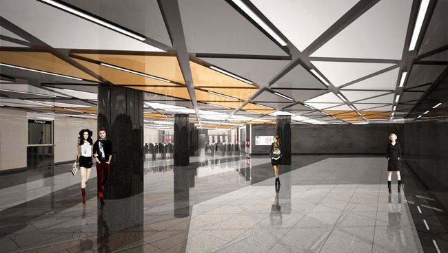 Станция Косино Кожуховской линии метро Москвы. Проект Станция Косино Кожуховской линии метро Москвы. Проект