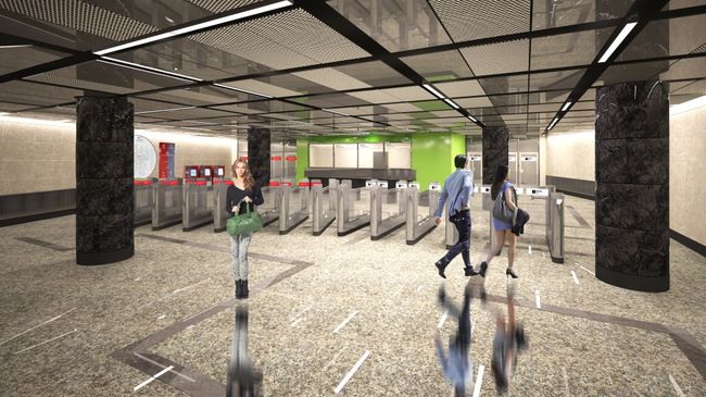 Станция Лухмановская Кожуховской линии метро Москвы Станция Лухмановская Кожуховской линии метро Москвы