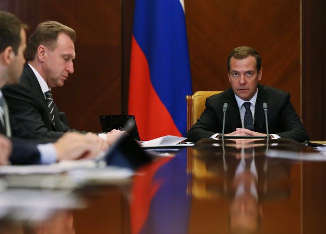 Премьер-министр РФ Д. Медведев