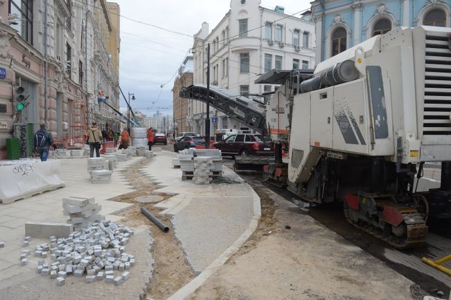 Благоустройство улиц в Москве