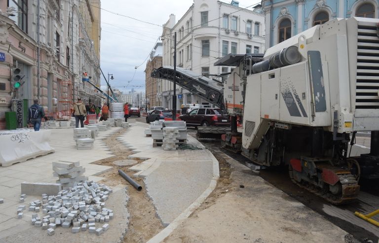 Благоустройство улиц в Москве Благоустройство улиц в Москве