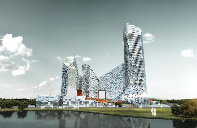 Проект THE TOWN от CRG Architects для города Шеньжень, Китай Проект THE TOWN от CRG Architects для города Шеньжень, Китай