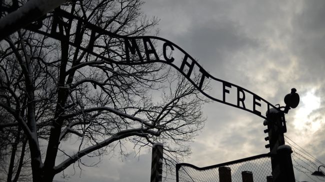 Концентрационный лагерь Аушвиц-Биркенау в Освенциме в Польше. Архивное фото Концентрационный лагерь Аушвиц-Биркенау в Освенциме в Польше. Архивное фото