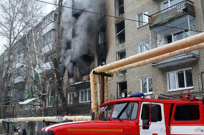 Взрыв газа в жилом доме в Саратове