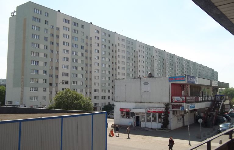 Панельные дома в Гданьске, Польша Панельные дома в Гданьске, Польша