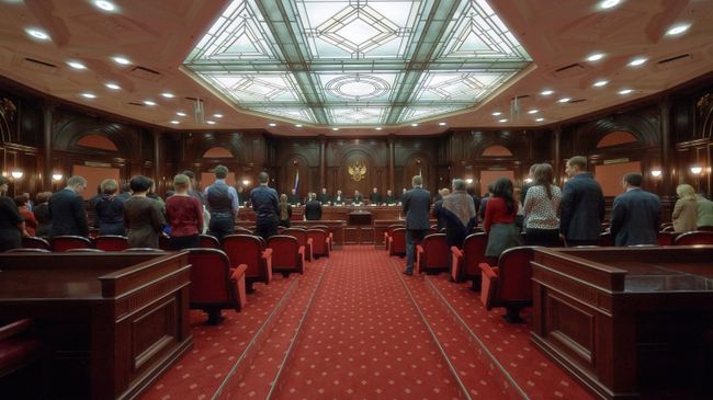 Заседание Конституционного суда РФ Заседание Конституционного суда РФ
