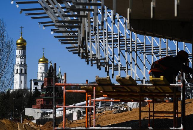 Строительство парка Зарядье Строительство парка Зарядье