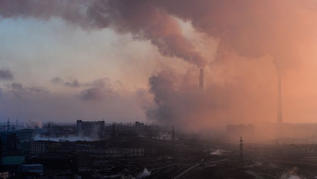 Загрязнение воздуха. Архивное фото Загрязнение воздуха. Архивное фото