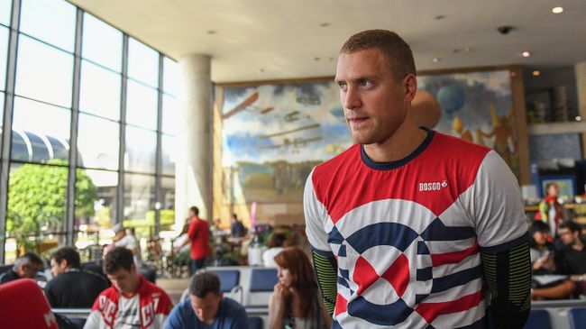 Спортсмен олимпийской сборной России по плаванию Андрей Гречин