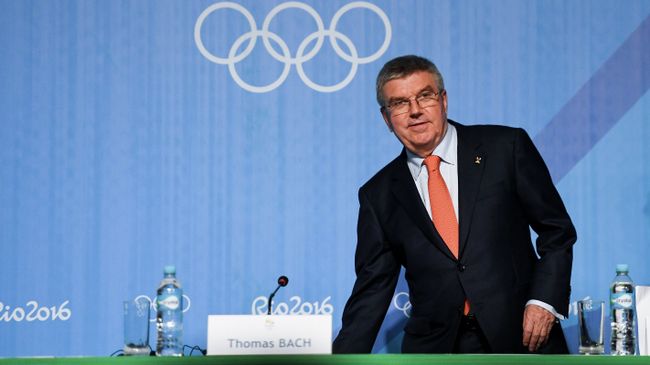 Президент Международного олимпийского комитета (МОК) Томас Бах Президент Международного олимпийского комитета (МОК) Томас Бах