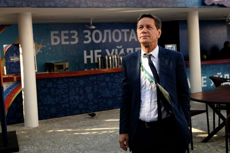 Президент ОКР Александр Жуков на церемонии открытия Дома болельщиков олимпийской сборной России в Рио-де-Жанейро Президент ОКР Александр Жуков на церемонии открытия Дома болельщиков олимпийской сборной России в Рио-де-Жанейро