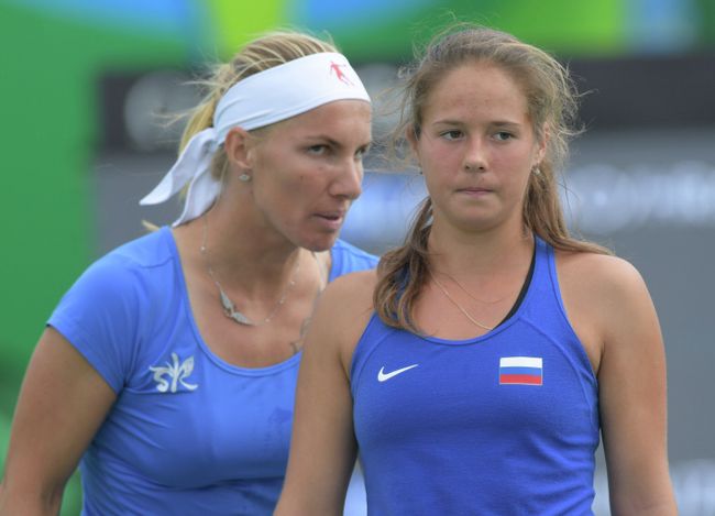 Справа налево: Дарья Касаткина и Светлана Кузнецова Справа налево: Дарья Касаткина и Светлана Кузнецова