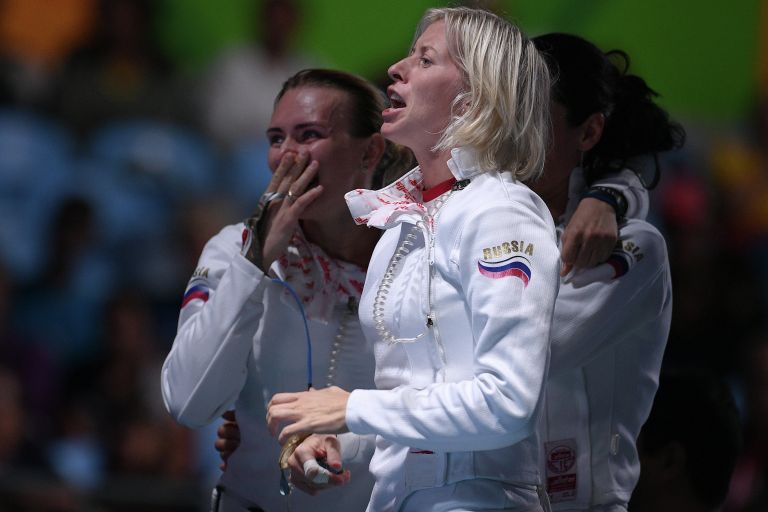 Слева направо: Виолетта Колобова, Татьяна Логунова, Ольга Кочнева