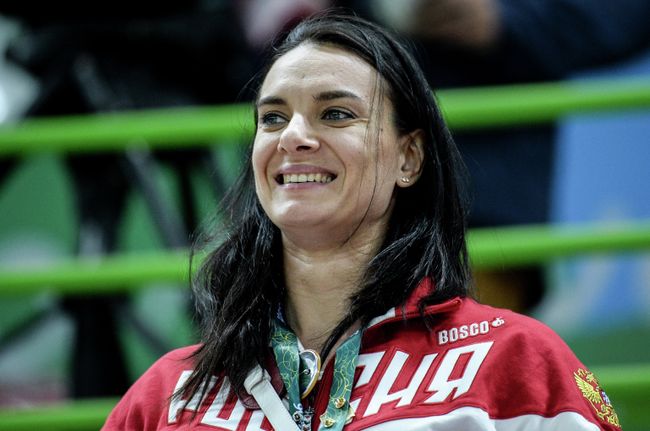 Двукратная олимпийская чемпионка по прыжкам с шестом Елена Исинбаева